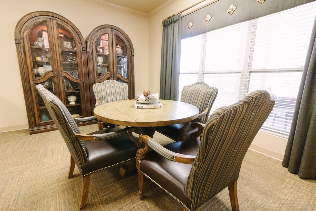 A room available for reservation at a respite care facility